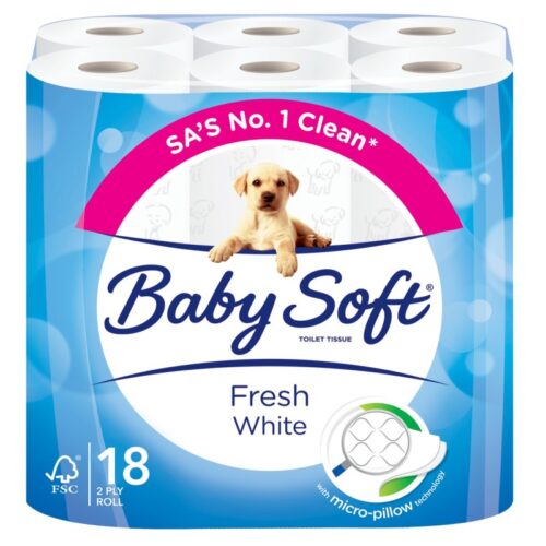 Baby Soft Toilet paper 2 ply 18's