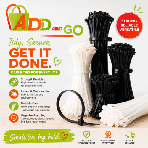 add and go - cable ties